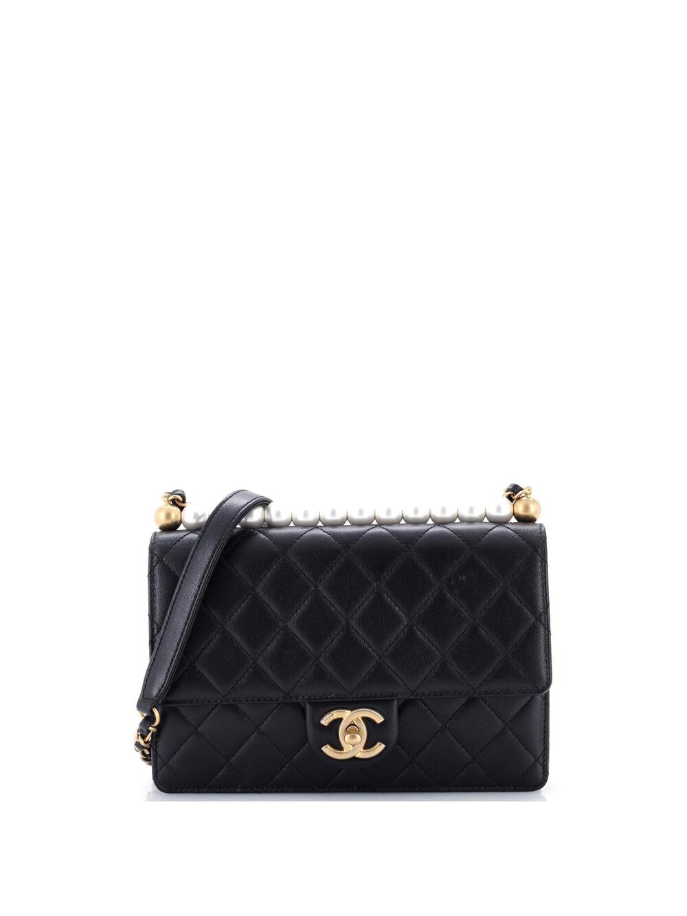 Chanel Chic Pearls Flap Bag Quilted #371154C47B
